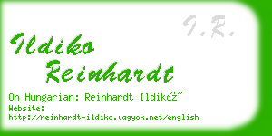 ildiko reinhardt business card